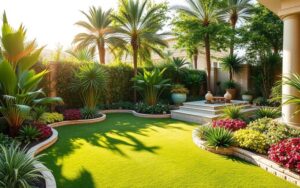أفكار مبتكرة لتنسيق حدائق الفلل: رفاهية ومساحات خضراء