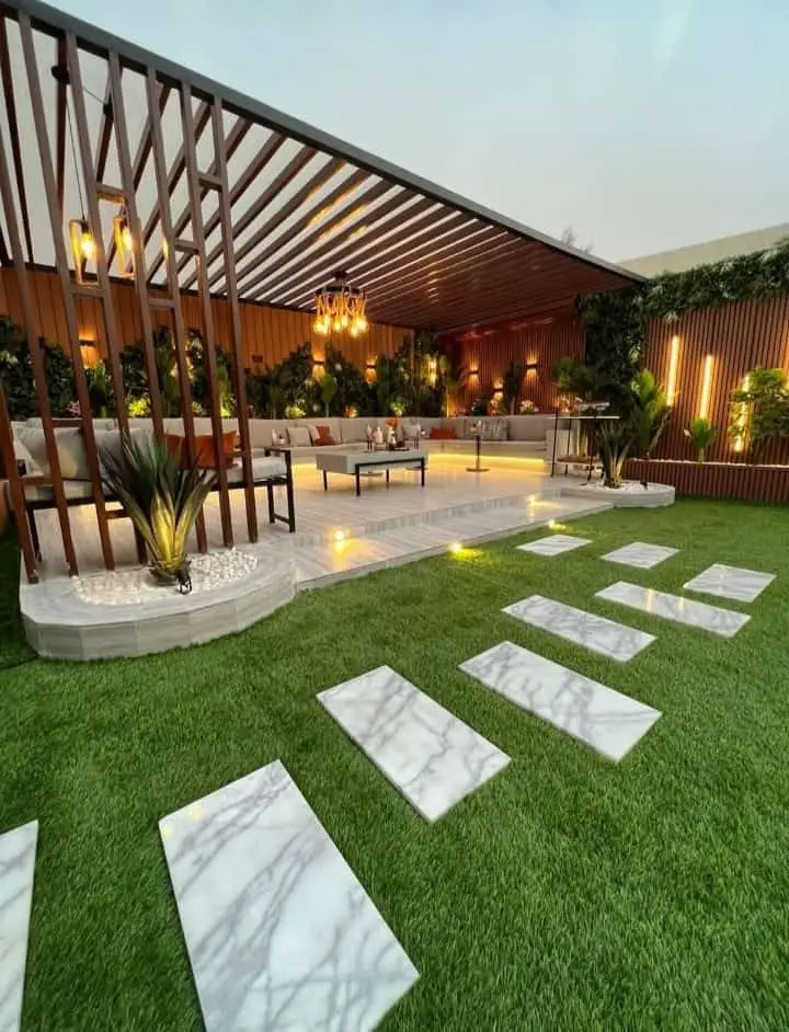 تصميم حدائق حديثة